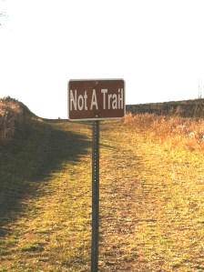 Not a trail